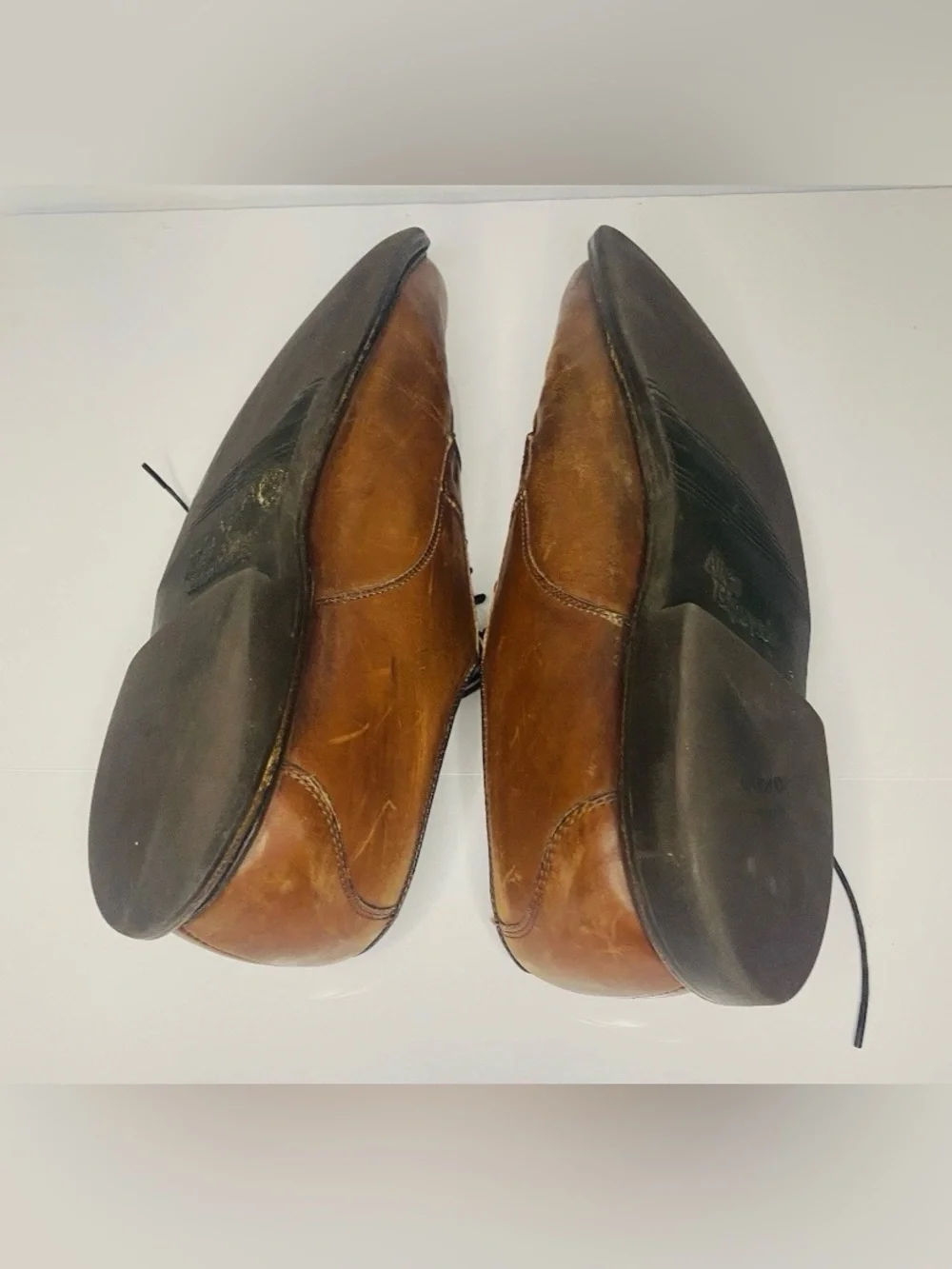 Allen Edmonds Stockbridge 1628 Brown Leather Ox Shoes Sz 11 D Made in USA